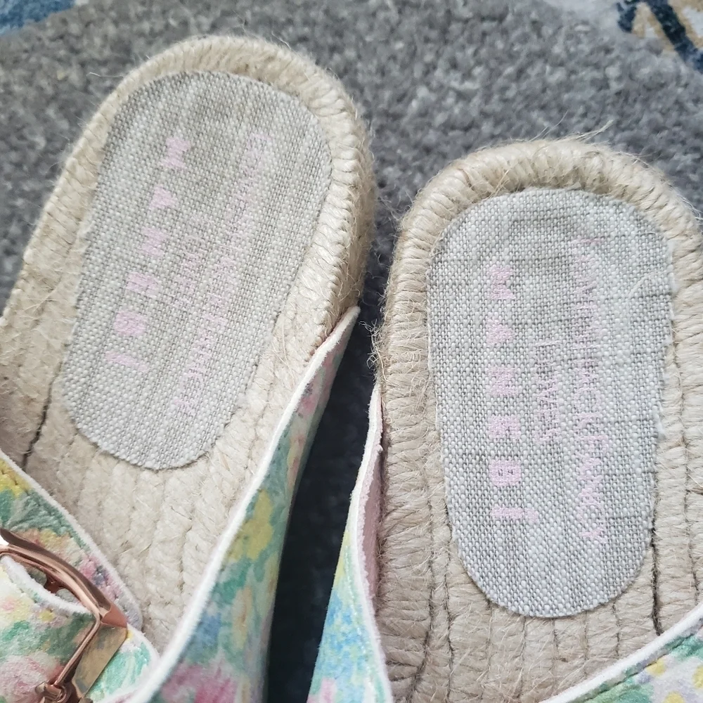 Manebi x Love Shack Fancy Nordic Sandals Rainbow Skies size 37